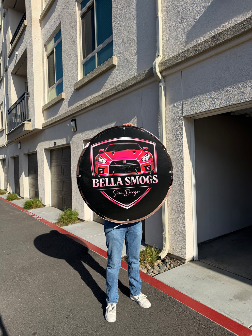 Acrylic Custom Sign (With light)