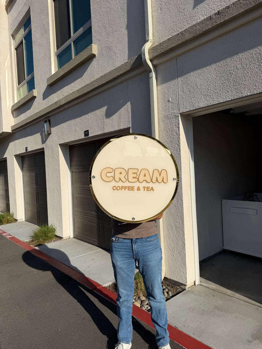 Acrylic Custom Sign (With light)